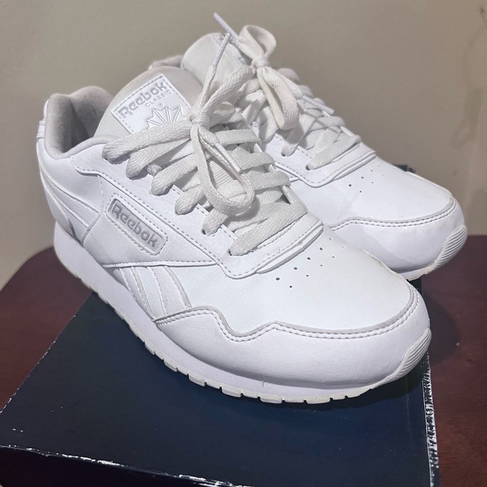 White Reebok Classic Running sneakers